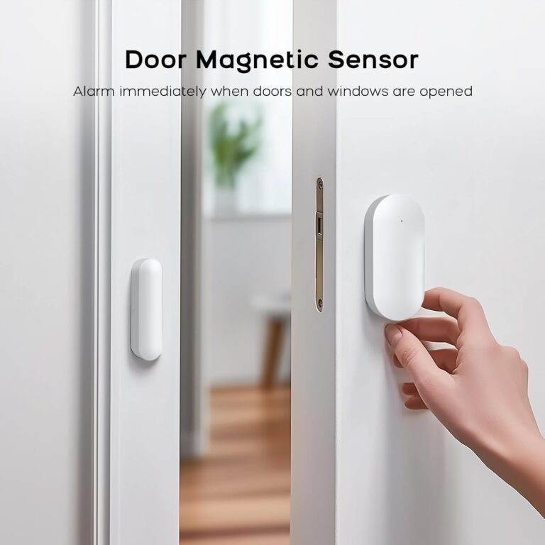 PGST WiFi Home Alarm Security System,Wireless DIY Smart Home Burglar Security Alarm System 24 Pieces Kits, Compatible with Alexa Google Home Voice Control for Villa Home Apartment