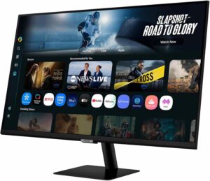 Samsung 32” Smart Monitor M7 (M70F) 4K UHD Display, Samsung Vision AI, Smart TV Apps, Gaming Hub, USB-C, HDMI and USB-A, White, LS32FM703UNXZA, 2025