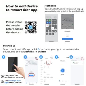 40Amp Smart Water Heater Switch, 100/240V, 8000W, Requires Neutral Wire, 2.4GHz Wi-Fi, Compatible with Alexa & Google Home, Upgraded (No Ground Wire), Pearl White