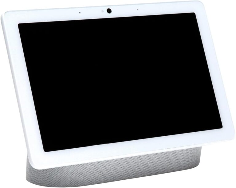 Google Nest Hub Max 10″ Smart Display with Google Assistant – Chalk (Renewed)