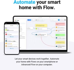 Homey Pro mini | Smart Home Hub for Home Automation – Features Zigbee, Ethernet, Matter & Thread. Compatible with Apple Siri, Amazon Alexa & Google Home.