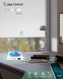 Yoolax Zigbee Matter Smart Hub, Gateway Smart Hub Compatible with Alexa and Google Home Assistant, App Remote Control, Voice Control(for Zigbee Motor)