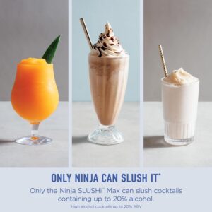 Ninja SLUSHi Max | XXL Smart Frozen Drink Maker | Exclusive Smart Technology | Party-Sized 150oz Capacity | No Ice Needed | 6 Programs | Perfect Temp & Texture up to 12 hours | Peach | FS605
