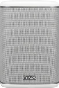 RIVA Upgraded Arena Wi-Fi Bluetooth Hi-Fi Speaker, 6 Drivers, 50W, Multiroom Music System, Supports Airplay 2, Chromecast, Spotify, Tidal and More Streaming (White)