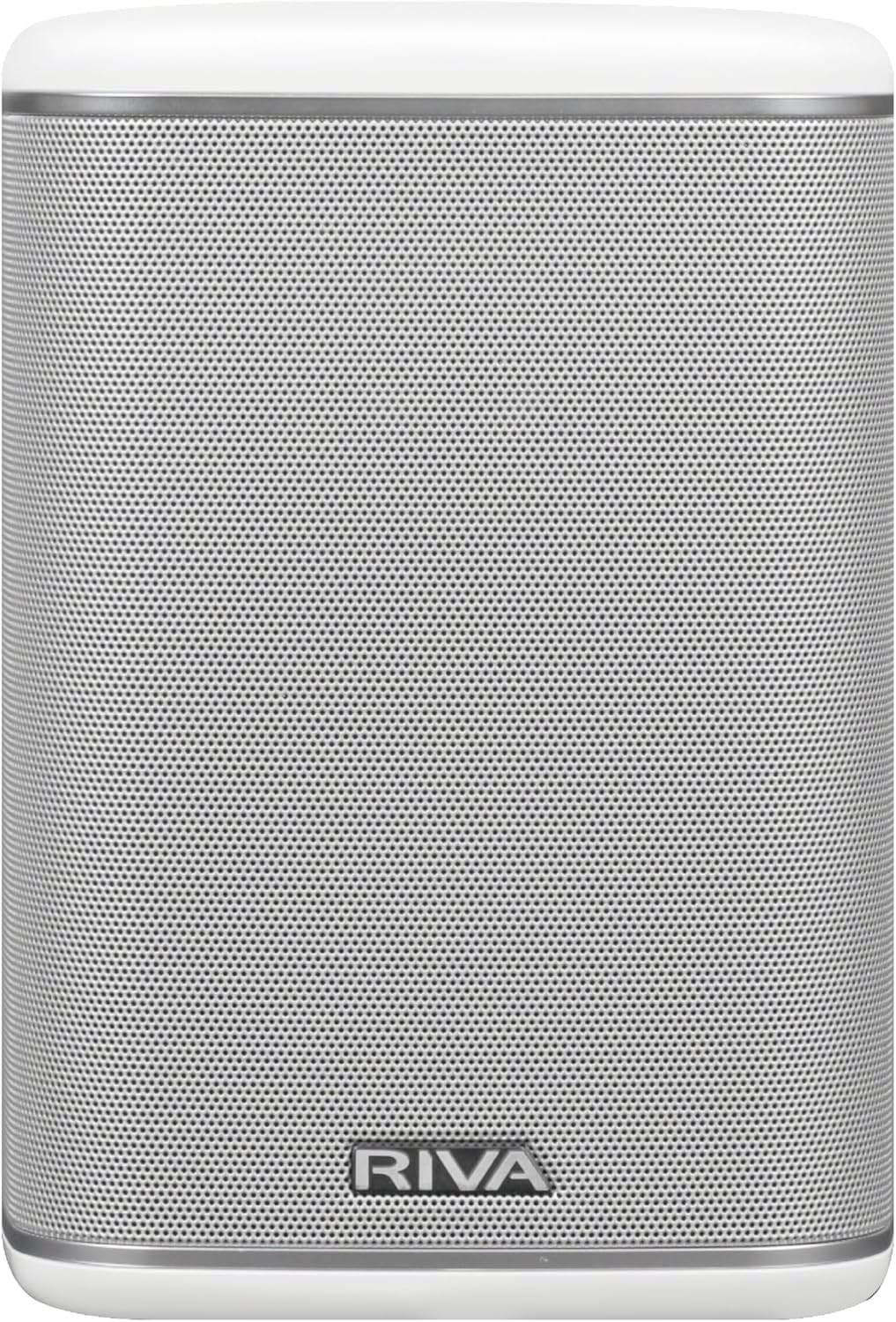 RIVA Upgraded Arena Wi-Fi Bluetooth Hi-Fi Speaker, 6 Drivers, 50W, Multiroom Music System, Supports Airplay 2, Chromecast, Spotify, Tidal and More Streaming (White)