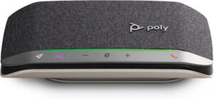 Poly Sync 20 USB-C Personal Portable Smart Speakerphone (Plantronics) – Noise/Echo Reduction -Works w/Teams, Zoom, PC, Mac, Mobile – Amazon Exclusive