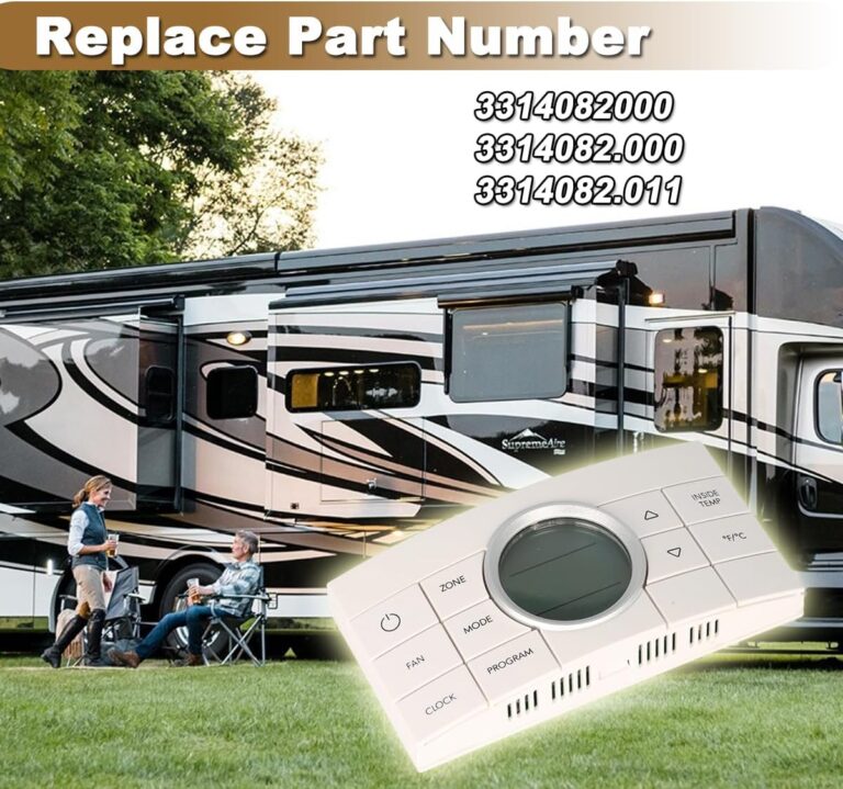 OEM Replacement 3314082.000 10-Button RV Comfort Control Center: Multi-Zone Thermostat for Dometic AC Models 579, 595, 600, 6308 & More. – Replaces # 3314082000 (White)