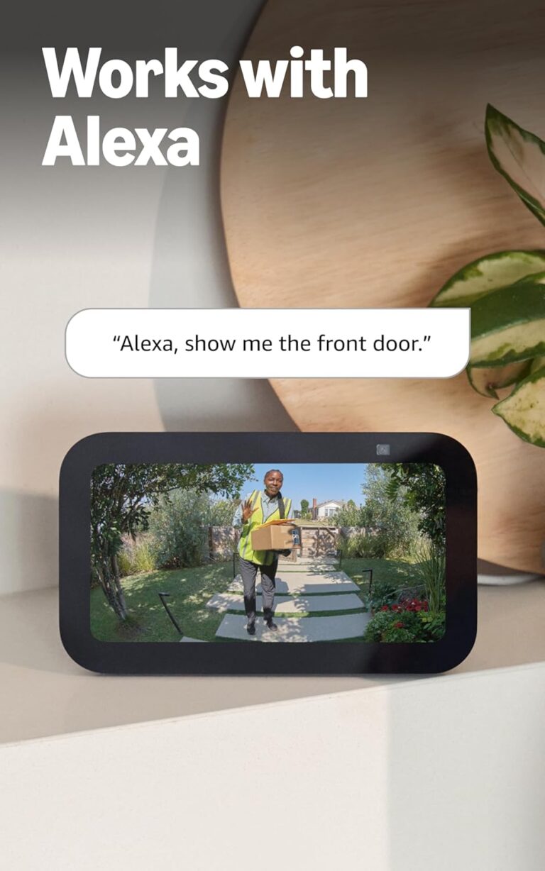 Like-New Ring Wired Doorbell Plus – Upgraded, with added security features and a sleek design (existing doorbell wiring required)