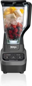 Ninja Professional Blender | Smoothie Blender, Drink Mixer, Grinder, Ice Crusher | Total Crushing™ Technology, Auto-iQ™ Smart Presets, Professional 1200W Power, XL 72oz Pitcher | Dark Grey | BR201AMZ