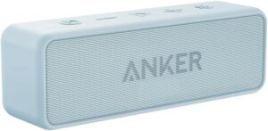 Anker Soundcore 2 Portable Bluetooth Speaker with Stereo Sound, Bluetooth 5, Bassup, IPX7 Waterproof, 24-Hour Playtime, Wireless, Speaker for Home, Outdoors, Travel