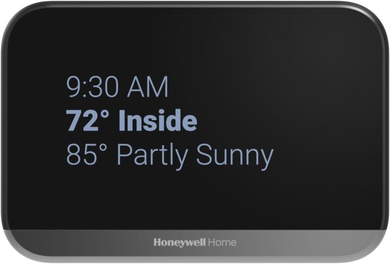 Honeywell Home X7S Smart Thermostat with Advanced Occupancy Sensing, Humidity Monitoring, and Customizable Touchscreen Display, Black