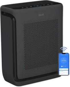 LEVOIT Air Purifiers for Home Large Room Up to 1875 Ft² with Washable Pre-Filter, AHAM VERIFIDE, Air Quality Monitor, HEPA Sleep Mode for Allergies, Pet Hair in Bedroom, Vital 200S-P, White
