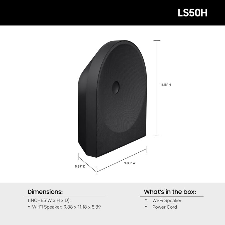 Samsung Music Studio 5 Smart Speaker, 2.0 ch, Q-Symphony, WiFi and Bluetooth (2026 Model)