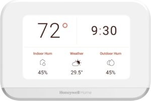 Honeywell Home X7S Smart Programmable Wi-Fi Thermostat with Humidity Monitoring & Control, 4.3" Customizable Touchscreen Display, Sensor Feature, Energy Star - Works w/Alexa, Matter, Apple, Google