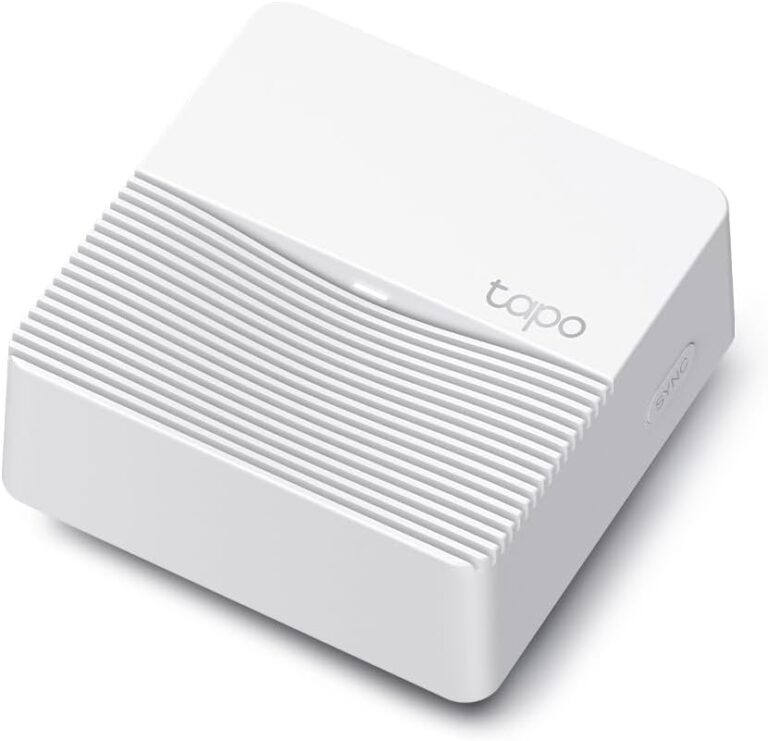 TP-Link Tapo Smart Hub with Built-In Chime, REQUIRES 2.4GHz Wi-Fi, Connect up to 64 Smart + 4 Camera Devices, Sub-1G Low-Power Wireless Protocol, 512GB Local Storage, Tapo H200