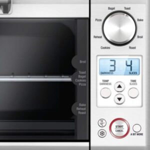 Breville BOV450XL Mini Smart Countertop Oven and Toaster Oven, Small, Brushed Stainless Steel