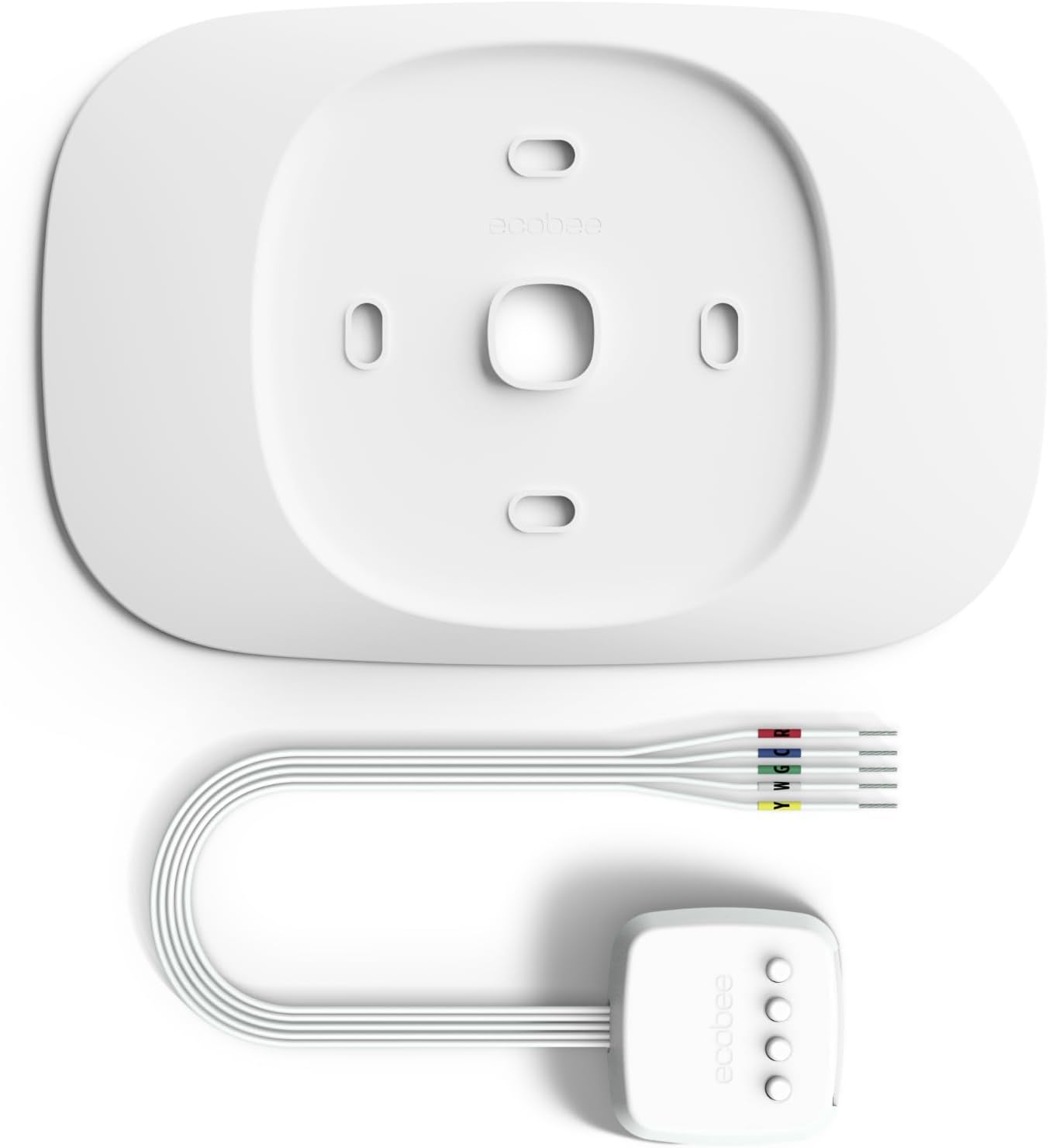 ecobee Smart Thermostat Essential with Trim Kit – Programmable Wi-Fi Thermostat, ecobee Trim Plate