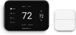 Honeywell Home X8S Premium Smart Programmable Wi-Fi Thermostat with Sensor, Video Doorbell Access, Humidity Control, 5" Customizable Touchscreen, Energy Star, Works with Alexa, Matter, Apple, Google