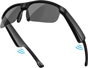 LVTEL Smart Glasses, Polarized Bluetooth Sunglasses, Built-in Mic & Speakers, Voice Assistant, UV Protection Audio Sun Glass