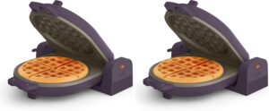 bella Fits-Anywhere™ Flip-n-Store Non-Toxic, Belgian Waffle Maker, Oatmilk
