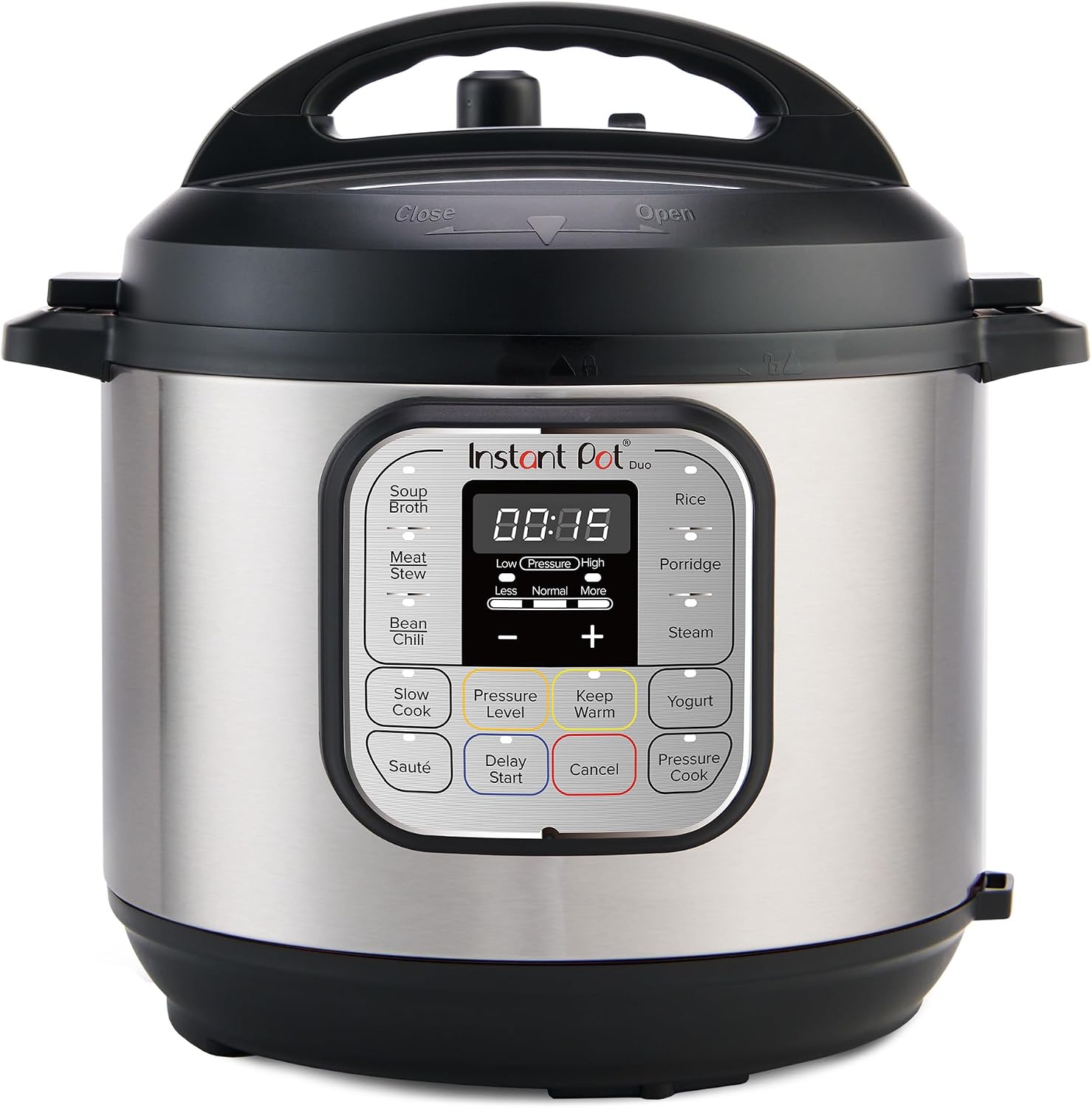 Instant Pot Duo 7-in-1 Electric Pressure Cooker, Slow Cooker, Rice, Steamer, Sauté, Yogurt Maker, Warmer & Sterilizer, Includes App With Over 800 Recipes, Stainless Steel, 6 Quart