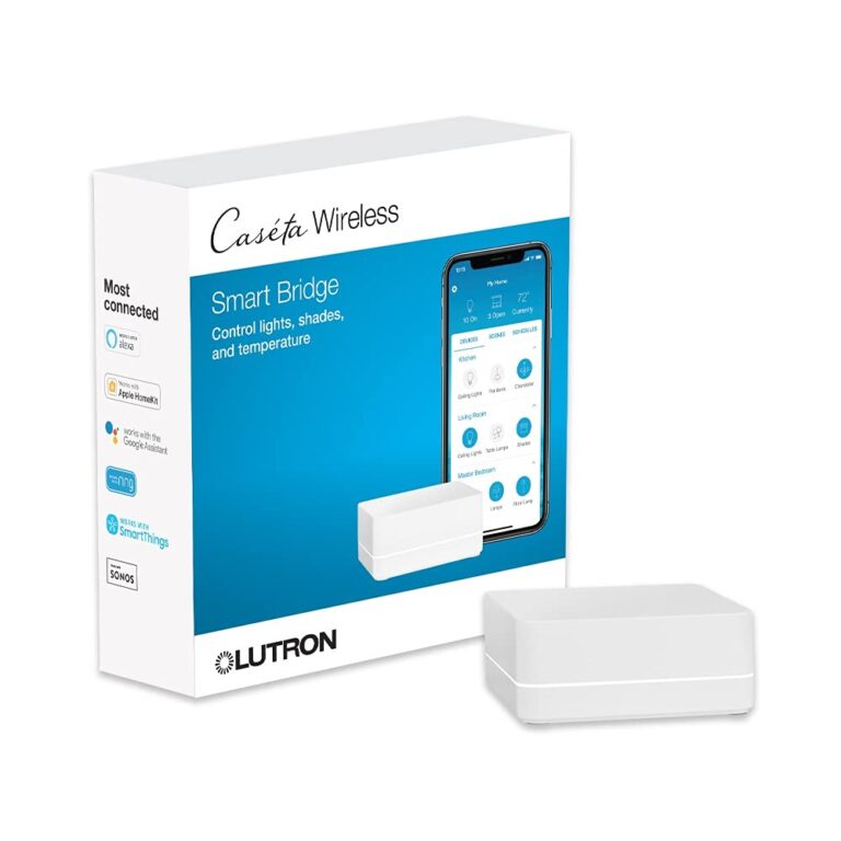 Lutron Caseta Smart Hub Repeater, Expands The Range of Caseta Up to 60 Feet | For Caseta systems, Hub Repeater has ultra reliable connection, PD-REP-WH, White