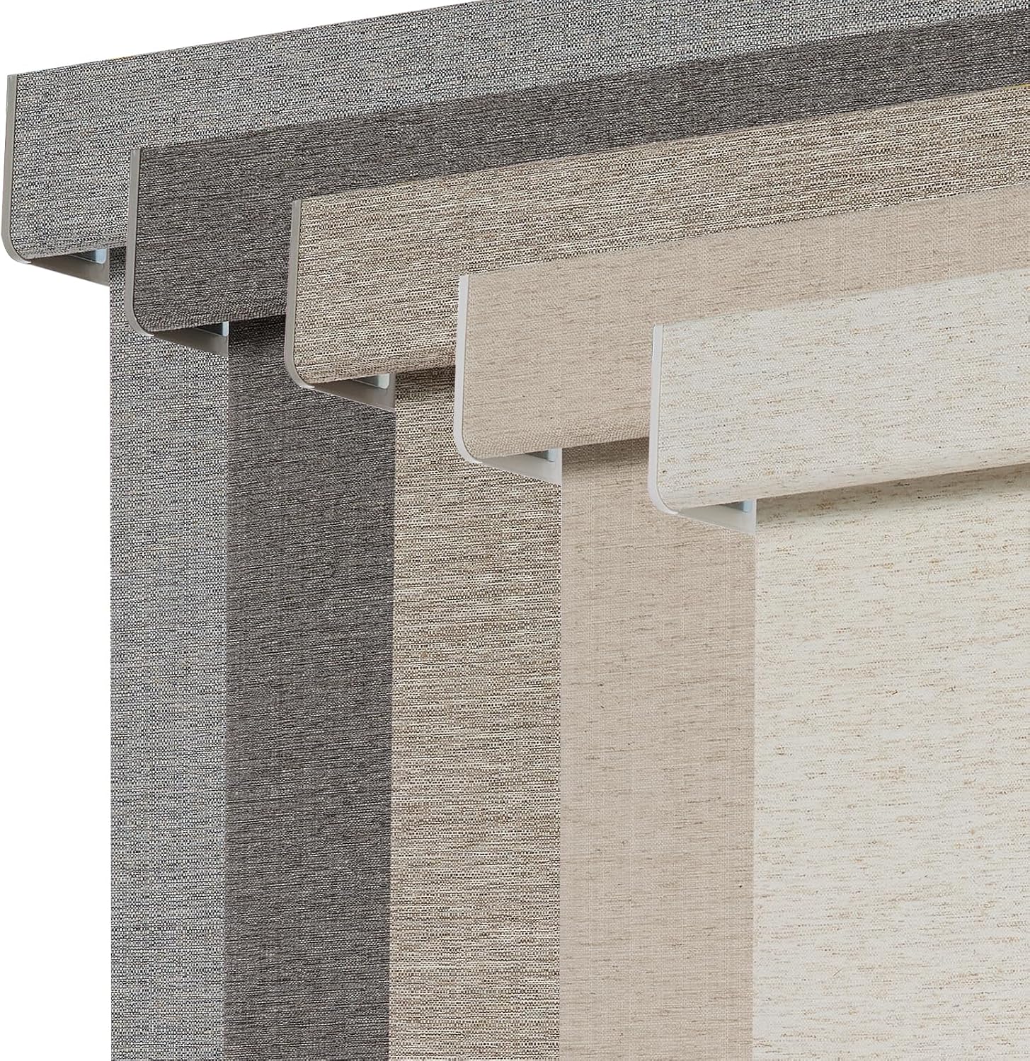 Persilux Blackout Roller Shades for Indoor Window Blinds,Cordless,Linen Fabric,Thermal Insulated Fabric UV Protection Shades for Home,Office,Bedroom,Door,Blackout-Cream,16″ W X 64″ H