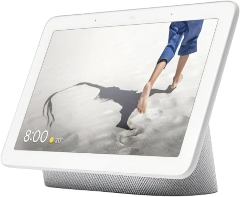 Google Nest Hub 7” Smart Display with Google Assistant (1st Gen) – Chalk (Bulk Packaging)