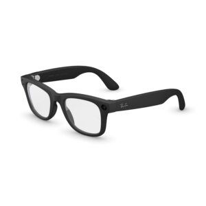 Meta Ray-Ban (Gen 2) Wayfarer Smart AI Glasses, Black, Polarized Lenses | Camera, audio & Meta AI built in. Graphite Polarized lens. Lightweight durable frame. Color code 601ST3, lens width 50mm.