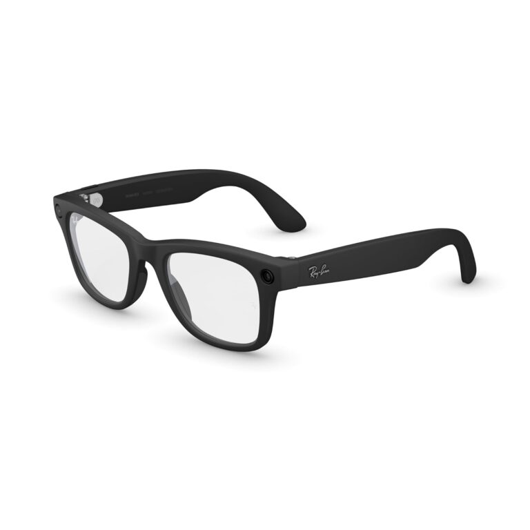 Meta Ray-Ban (Gen 2) Wayfarer Smart AI Glasses, Black, Polarized Lenses | Camera, audio & Meta AI built in. Graphite Polarized lens. Lightweight durable frame. Color code 601ST3, lens width 50mm.