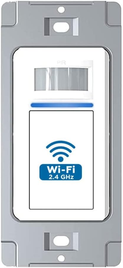 Smart WiFi Switch – Wireless Smartphone Controlled Wall Light Switch, Compatible with Alexa, Google Home, IFTTT, Android & iOS – No Hub Required (1-Pack)