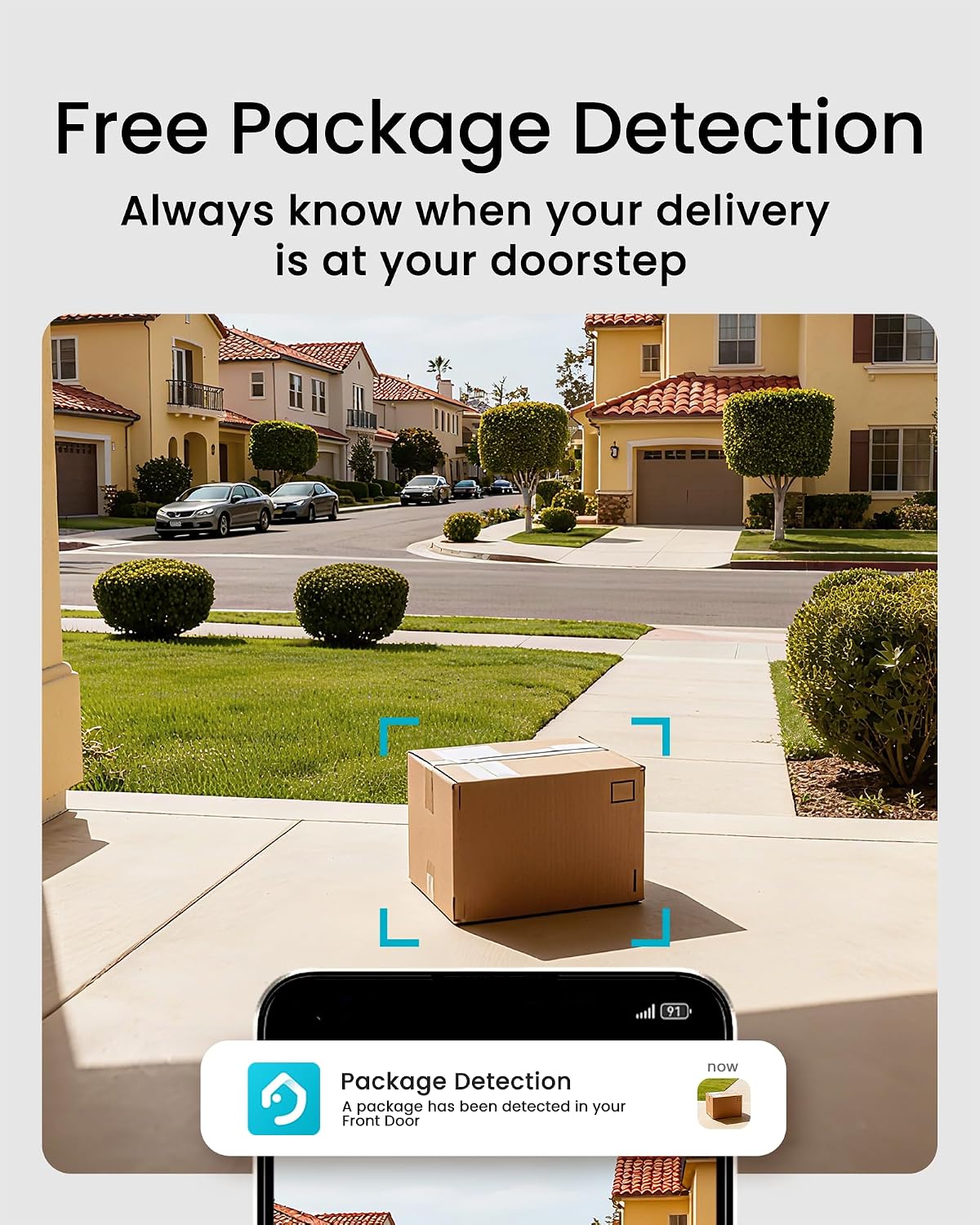 youkey Doorbell Camera Wireless No Subscription with Chime | Dual‑cam Video Doorbell with Head-to-Toe Video, 5G WiFi, 8GB Local Storage, Two-Way Talk, Works with Alexa & Google Home