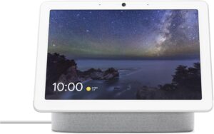 Google Nest Hub Max, Japan Model, Multi Language Nest Hub 10-inch with English Compatibility, H2A GA00426-JP (Chalk)