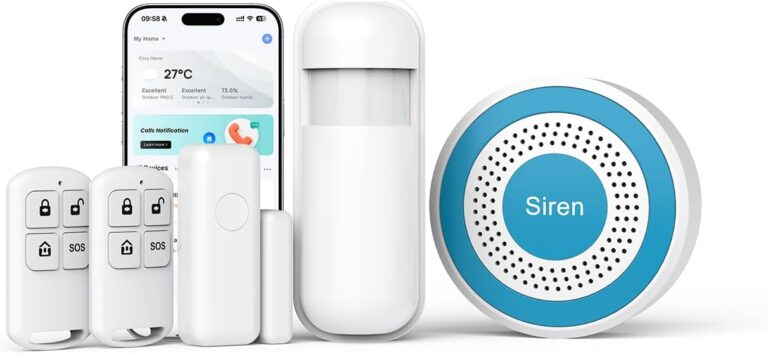 Home Security Systems,22 Pcs WiFi+GSM/4G Home Alarm System with Instant App Alerts & 2K HD Camera,No Monthly Fees Compatible with Alexa/Google,SOS Button,Door/Window Sensors,Motion Detectors