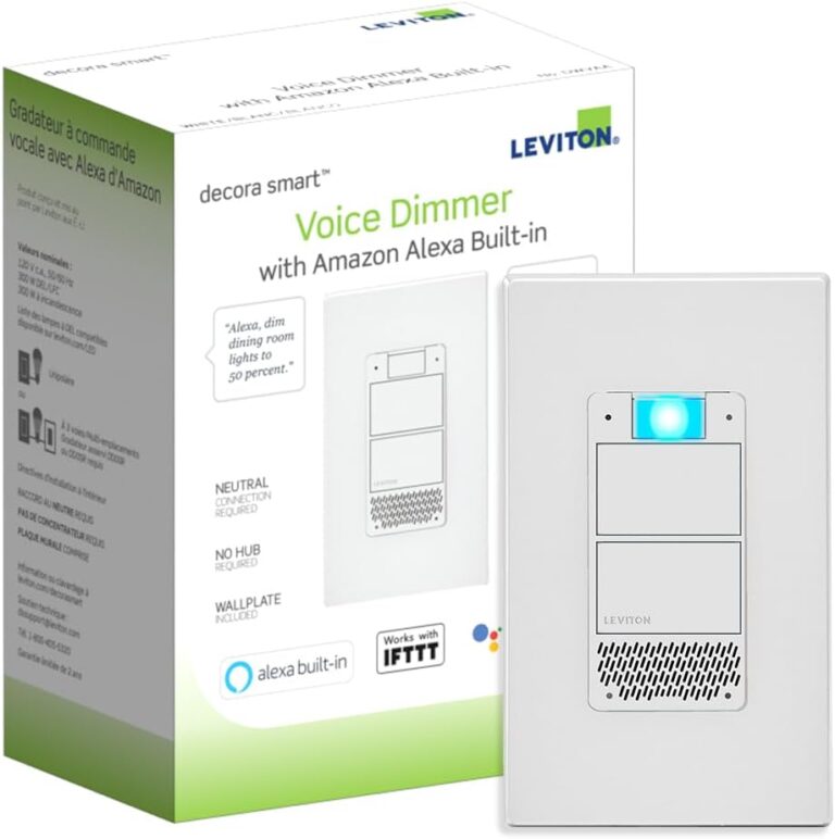Leviton Decora Smart Plug, Wi-Fi 2nd Gen, D215P-1RW, White | Works with Matter, My Leviton, Alexa, Google Assistant, Apple Home/Siri. Wire-Free Anywhere Companions for Switched Outlet