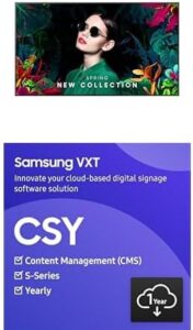 Samsung QMC LFD Display, QM75C 75", 28.5 mm Depth, Dynamic Crystal Color, Quantum Processor Lite 4K, SmartView+, Smart Calibration, LH75QMCEBGCXGO, 2025