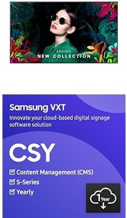 Samsung QMC LFD Display, QM75C 75″, 28.5 mm Depth, Dynamic Crystal Color, Quantum Processor Lite 4K, SmartView+, Smart Calibration, LH75QMCEBGCXGO, 2025