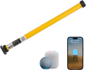 Smart Blinds Motor for 1.5"(38mm) Shade Tube Work with Homekit, Build with Matter Over Thread, Type-C Rechargeable Roller Shade Motor, Work with HomeKit, Home Assistant, Alexa, Motorized Blinds