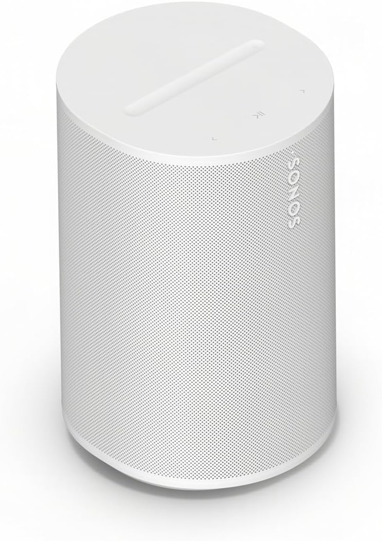 Sonos Era 100 SL Compact, Microphone-Free Speaker – Black | Dual angled tweeters and a powerful midwoofer | Pair Two for Stereo or Add as Soundbar Rears | WiFi | Bluetooth
