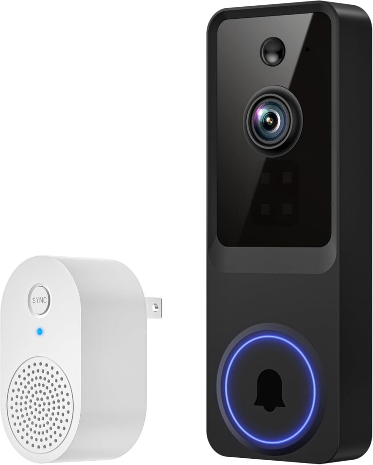 SoraNari Wireless Video Doorbell Camera,1080P FHD with Motion Detection | Two-Way Audio, Night Vision, Cloud Storage, Battery Powered, 2.4GHz Wi-Fi Only, Indoor Outdoor Surveillance