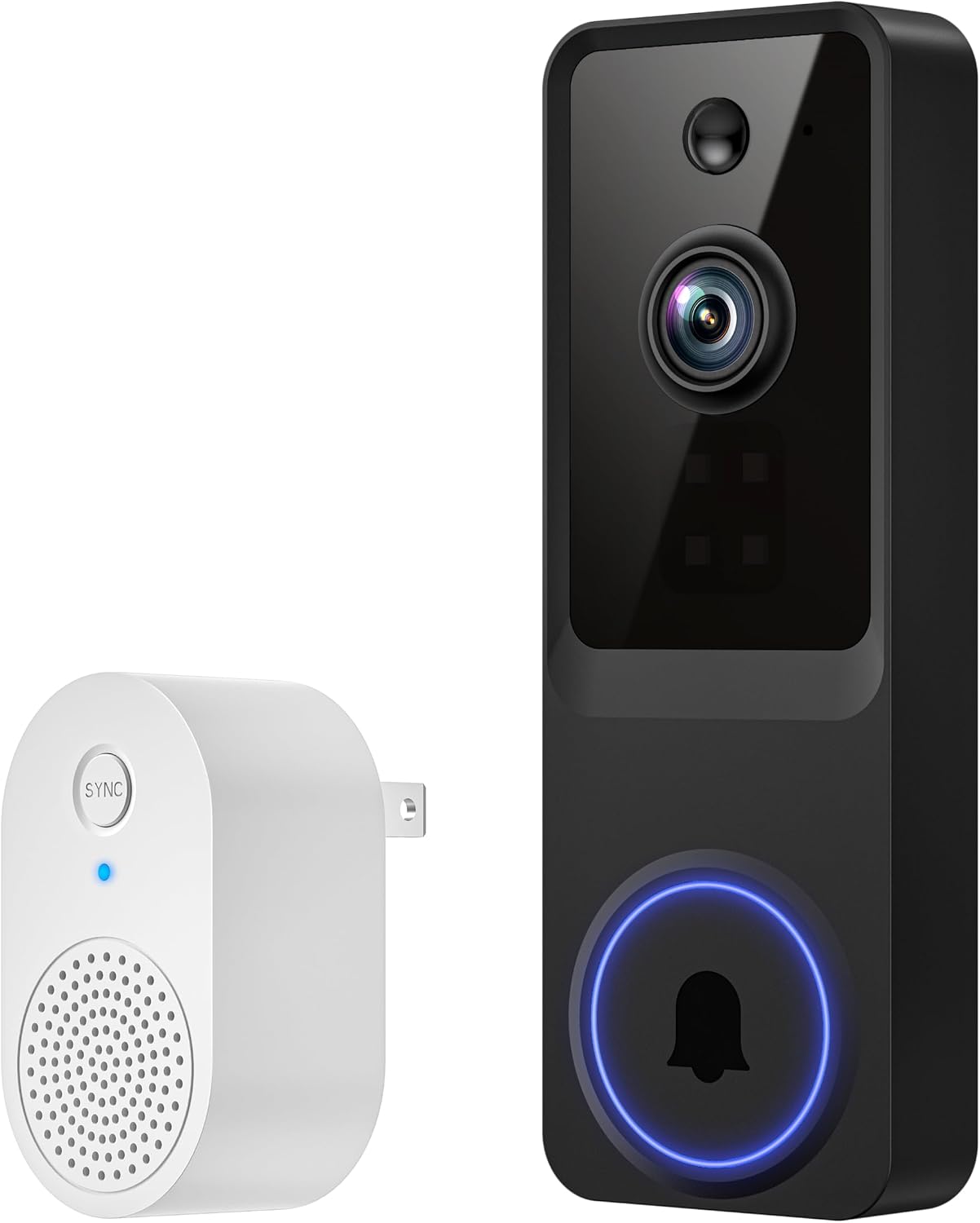 SoraNari Wireless Video Doorbell Camera,1080P FHD with Motion Detection | Two-Way Audio, Night Vision, Cloud Storage, Battery Powered, 2.4GHz Wi-Fi Only, Indoor Outdoor Surveillance
