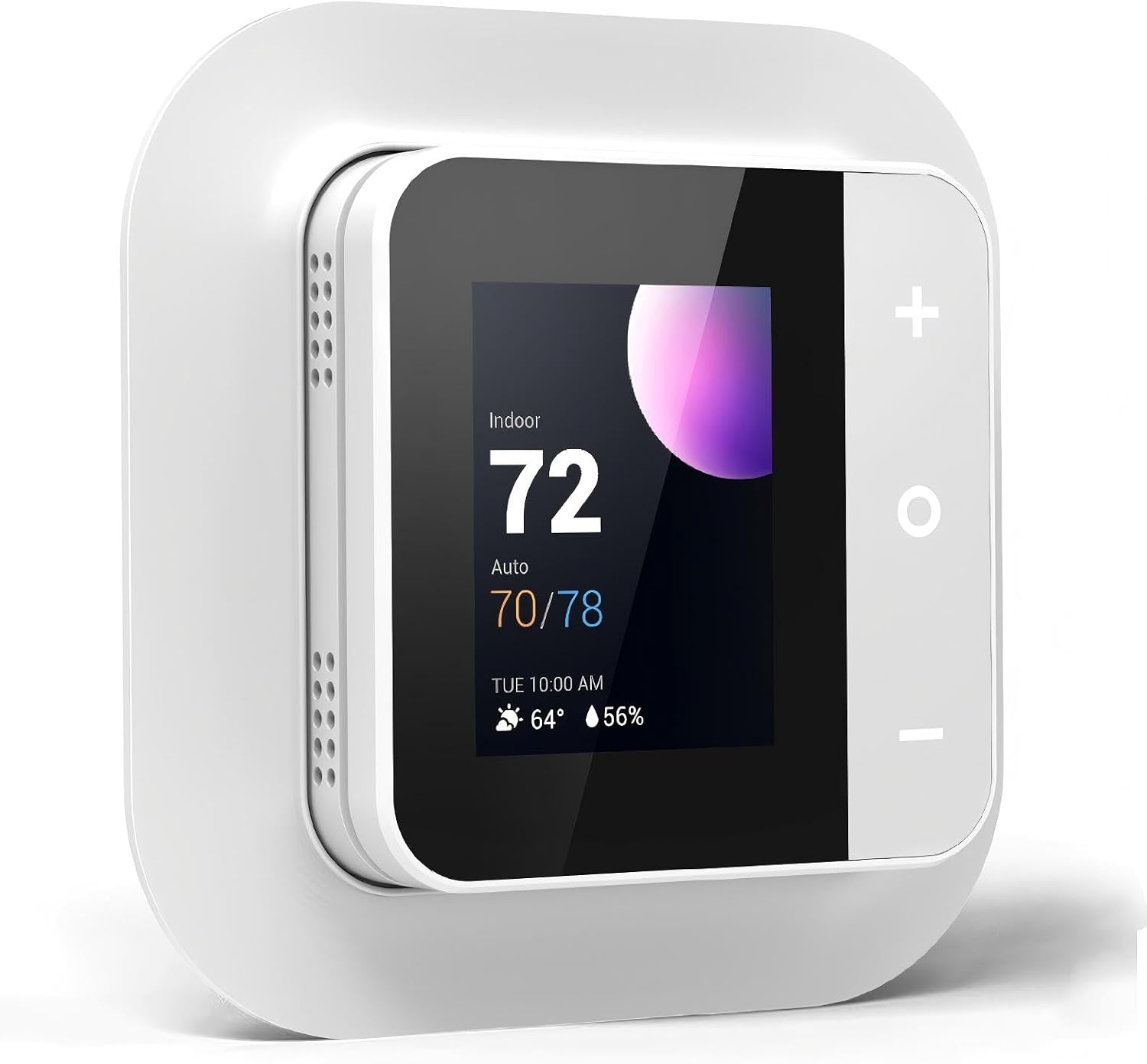 Vine Smart Thermostat – WiFi Programmable Thermostat for House – Compatible with Alexa and Google Assistant, 4.0″ Touch Screen Christmas Valentine’s Day Optional Wallpaper, C-Wire Required